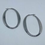 ARRACADES ARO OVAL OR BALNC GOTA D'AIGUA 6G