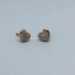 ARRACADES OR ROSA I DIAMANTS COR