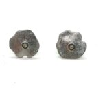 Arracades or plata brillant onada