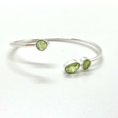 Braçalet plata peridot màgic