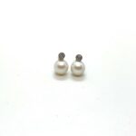 Arracades or blanc perla diamant tu i jo