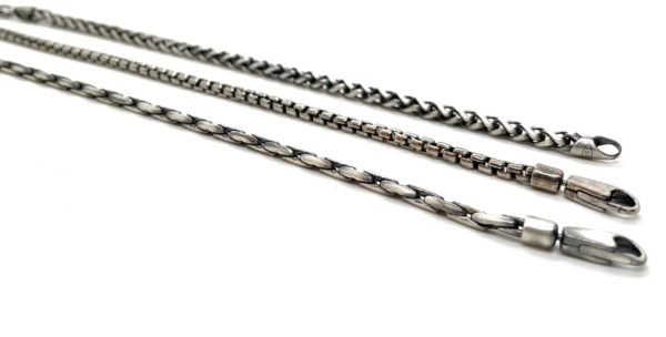 Braçalet plata home zigzag - Imatge 4