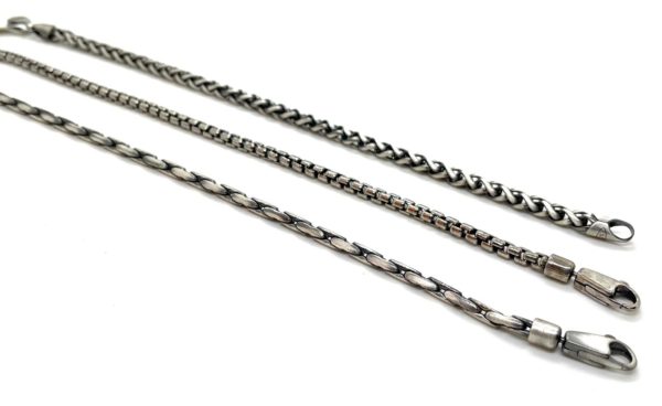 Braçalet plata home zigzag - Imatge 3