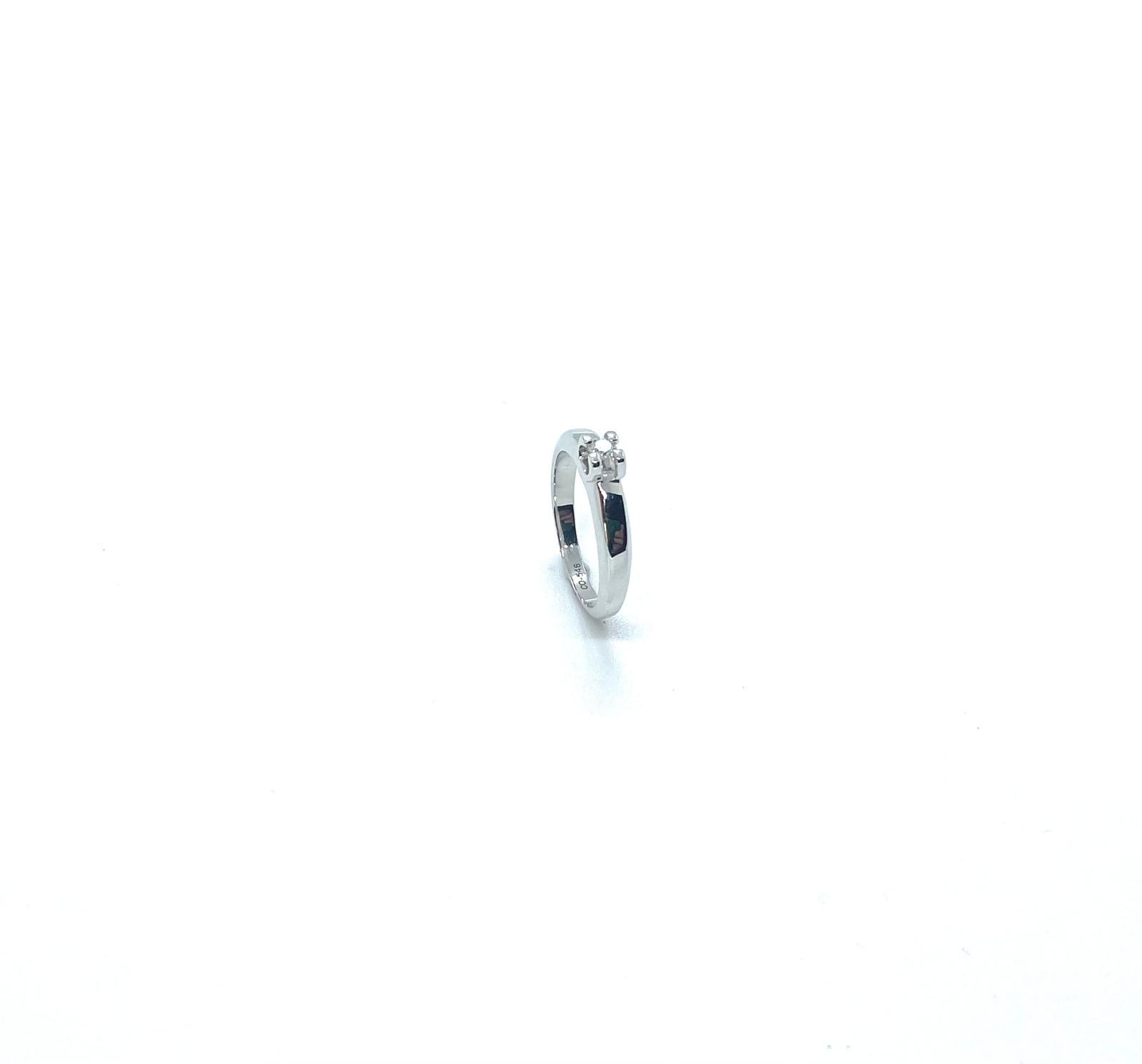 Anell or blanc diamant - Imatge 4