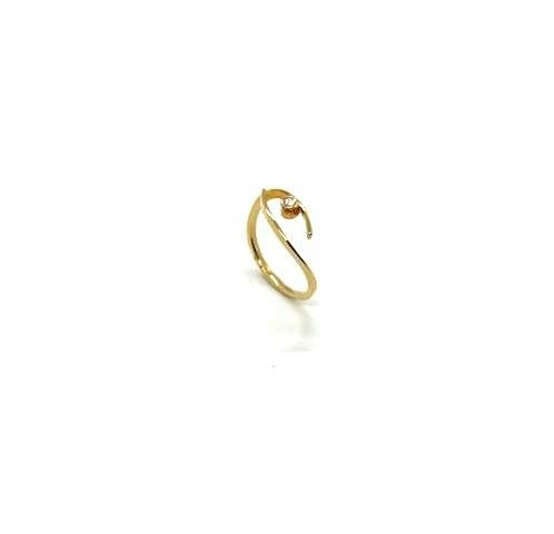 Anell or groc diamant - Imatge 2