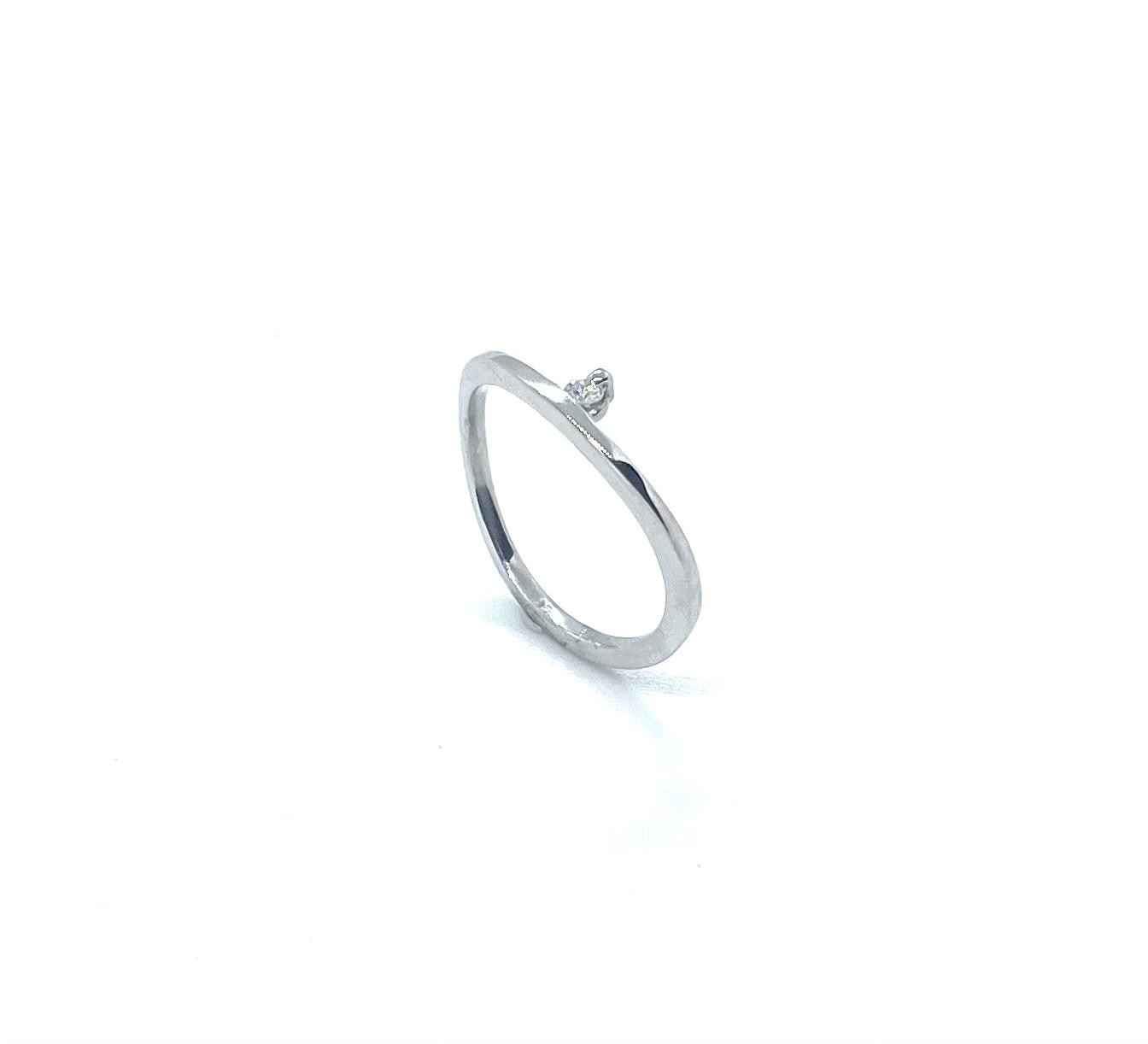 Anell or blanc diamants - Imatge 3