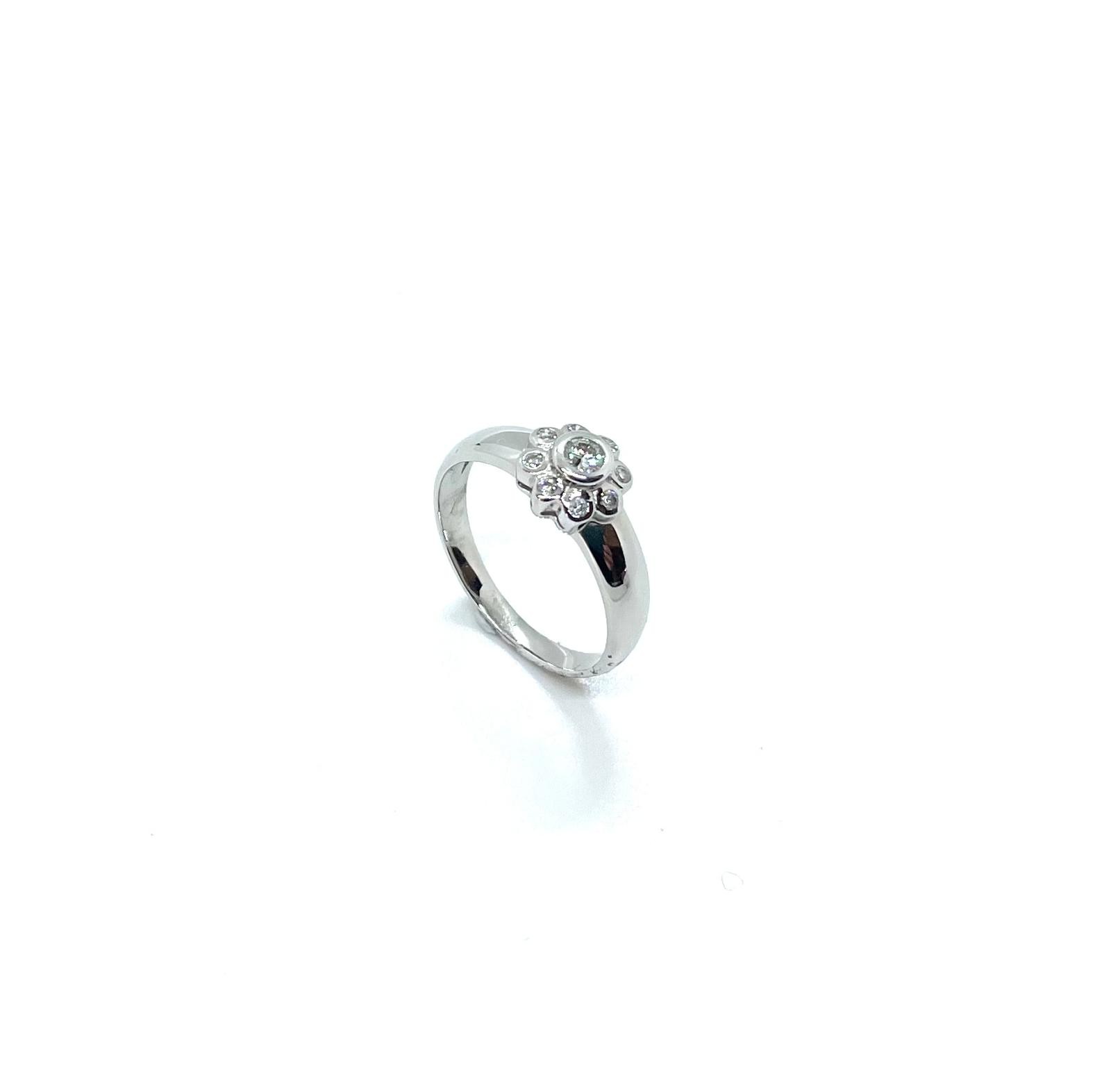 Anell or blanc diamants - Imatge 3