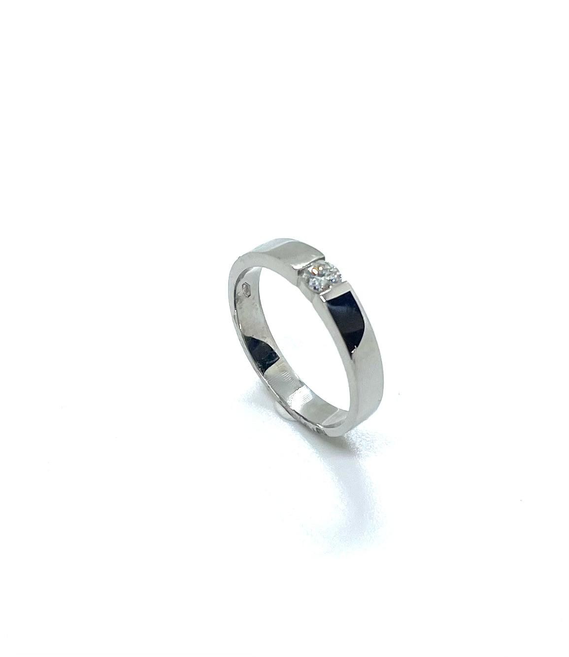 Anell or blanc diamant - Imatge 3