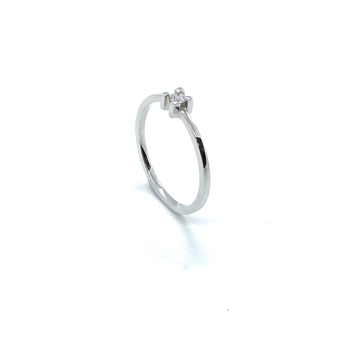Anell or blanc diamant - Imatge 3